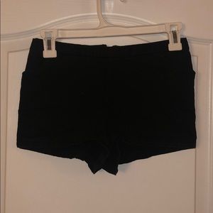 Black Highrise Shorts